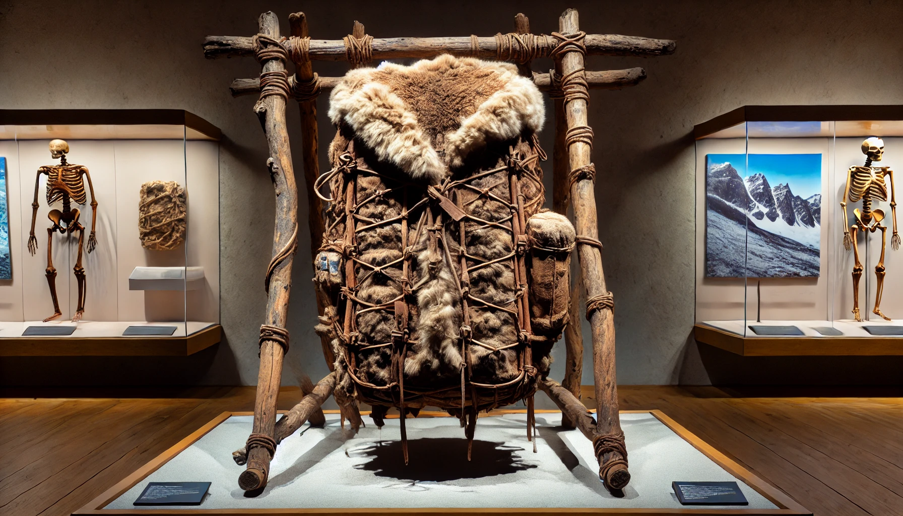 Mochila de Otzi Mochila de Ötzi, la momia de la edad de cobre