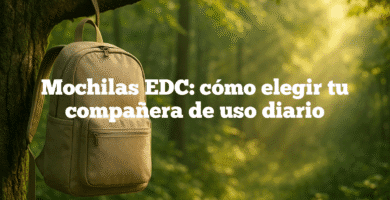 Mochilas EDC cómo elegir tu compañera de uso diario Mochilas EDC: cómo elegir tu compañera de uso diario