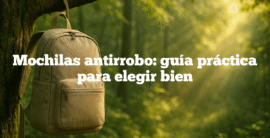 Mochilas antirrobo guía práctica para elegir bien Mochilas antirrobo: guía práctica para elegir bien