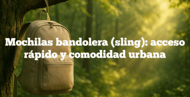 Mochilas bandolera sling acceso rápido y comodidad urbana Mochilas bandolera (sling): acceso rápido y comodidad urbana
