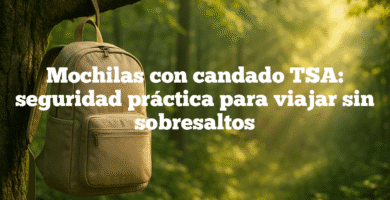 Mochilas con candado TSA seguridad práctica para viajar sin sobresaltos Mochilas con candado TSA: seguridad práctica para viajar sin sobresaltos