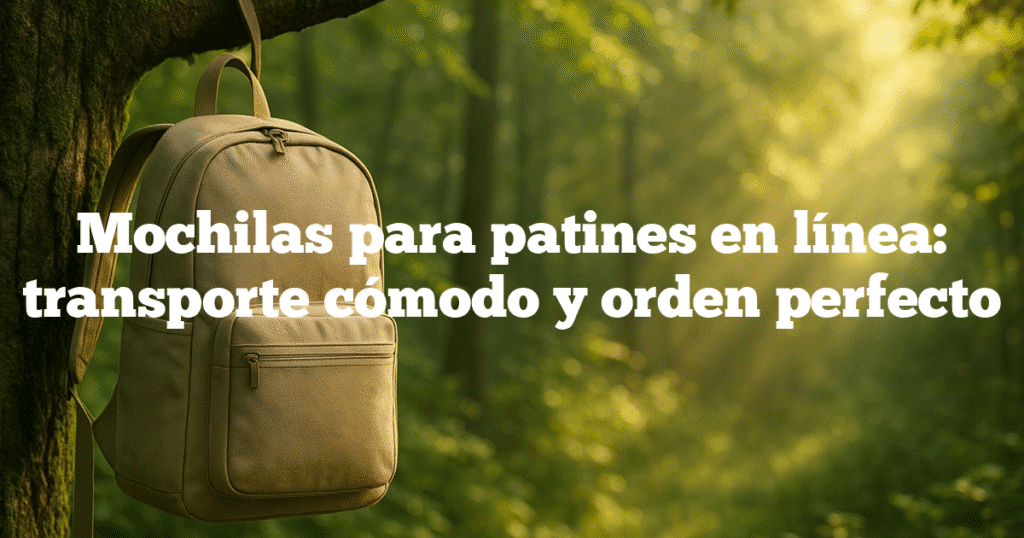 Mochilas para patines en línea transporte cómodo y orden perfecto Mochilas para patines en línea: transporte cómodo y orden perfecto