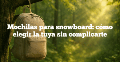 Mochilas para snowboard cómo elegir la tuya sin complicarte Mochilas para snowboard: cómo elegir la tuya sin complicarte