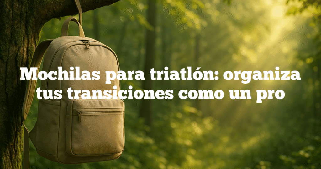 Mochilas para triatlón organiza tus transiciones como un pro Mochilas para triatlón: organiza tus transiciones como un pro