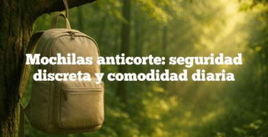 Mochilas anticorte seguridad discreta y comodidad diaria Mochilas anticorte: seguridad discreta y comodidad diaria