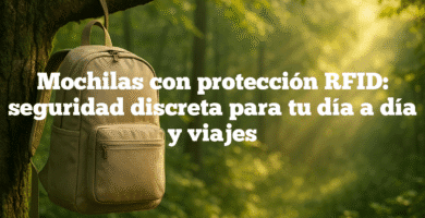 Mochilas con protección RFID seguridad discreta para tu día a día y viajes Mochilas con protección RFID: seguridad discreta para tu día a día y viajes