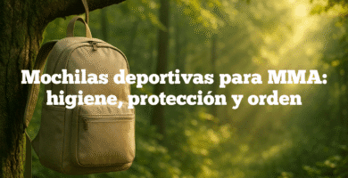 Mochilas deportivas para MMA higiene protección y orden Mochilas deportivas para MMA: higiene, protección y orden