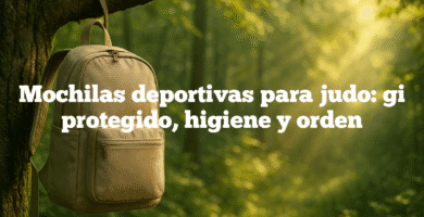 Mochilas deportivas para judo gi protegido higiene y orden Mochilas deportivas para judo: gi protegido, higiene y orden
