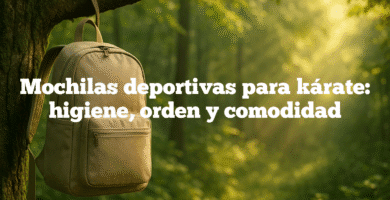 Mochilas deportivas para kárate higiene orden y comodidad Mochilas deportivas para kárate: higiene, orden y comodidad
