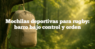 Mochilas deportivas para rugby barro bajo control y orden Mochilas deportivas para rugby: barro bajo control y orden