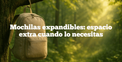Mochilas expandibles espacio extra cuando lo necesitas Mochilas expandibles: espacio extra cuando lo necesitas