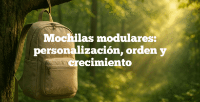 Mochilas modulares personalización orden y crecimiento Mochilas modulares: personalización, orden y crecimiento