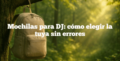 Mochilas para DJ: cómo elegir la tuya sin errores