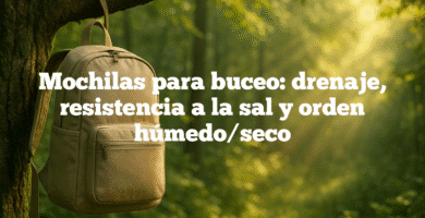 Mochilas para buceo drenaje resistencia a la sal y orden húmedoseco Mochilas para buceo: drenaje, resistencia a la sal y orden húmedo/seco