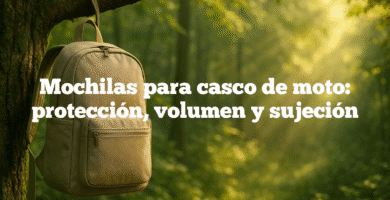 Mochilas para casco de moto protección volumen y sujeción Mochilas para casco de moto: protección, volumen y sujeción