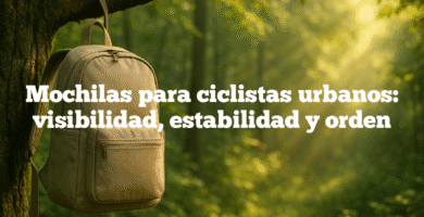 Mochilas para ciclistas urbanos visibilidad estabilidad y orden Mochilas para ciclistas urbanos: visibilidad, estabilidad y orden