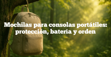 Mochilas para consolas portátiles: protección, batería y orden