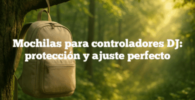 Mochilas para controladores DJ protección y ajuste perfecto Mochilas para controladores DJ: protección y ajuste perfecto