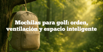 Mochilas para golf orden ventilación y espacio inteligente Mochilas para golf: orden, ventilación y espacio inteligente