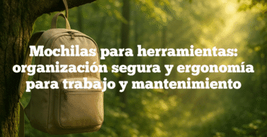 Mochilas para herramientas organización segura y ergonomía para trabajo y mantenimiento Mochilas para herramientas: organización segura y ergonomía para trabajo y mantenimiento