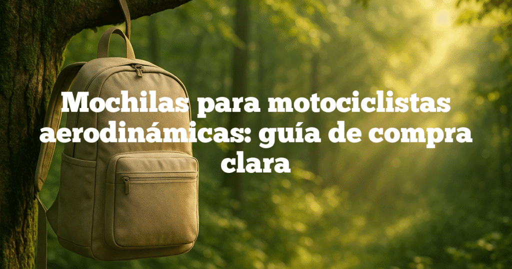 Mochilas para motociclistas aerodinámicas guía de compra clara Mochilas para motociclistas aerodinámicas: guía de compra clara
