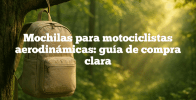 Mochilas para motociclistas aerodinámicas: guía de compra clara