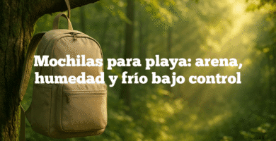 Mochilas para playa arena humedad y frío bajo control Mochilas para playa: arena, humedad y frío bajo control