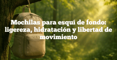 Mochilas para esquí de fondo: ligereza, hidratación y libertad de movimiento