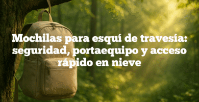 Mochilas para esquí de travesía: seguridad, portaequipo y acceso rápido en nieve