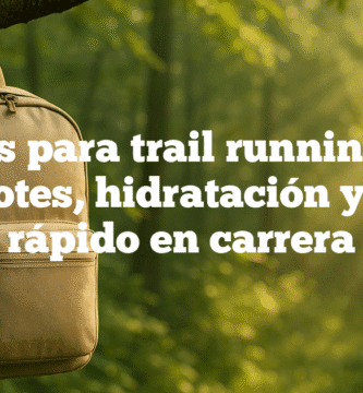 Mochilas para trail running ajuste sin rebotes hidratación y acceso rápido en carrera Mochilas para trail running: ajuste sin rebotes, hidratación y acceso rápido en carrera