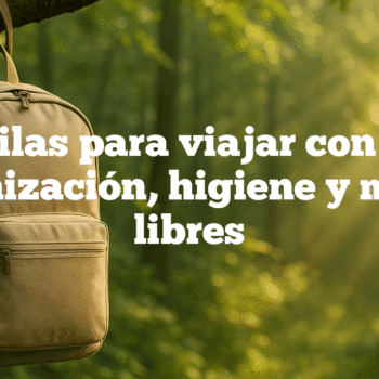 Mochilas para viajar con bebé: organización, higiene y manos libres