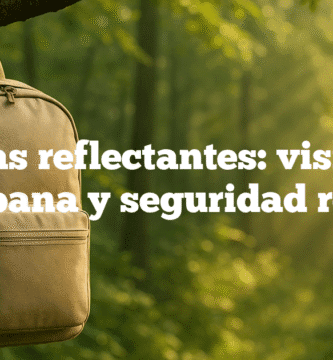 Mochilas reflectantes: visibilidad urbana y seguridad real