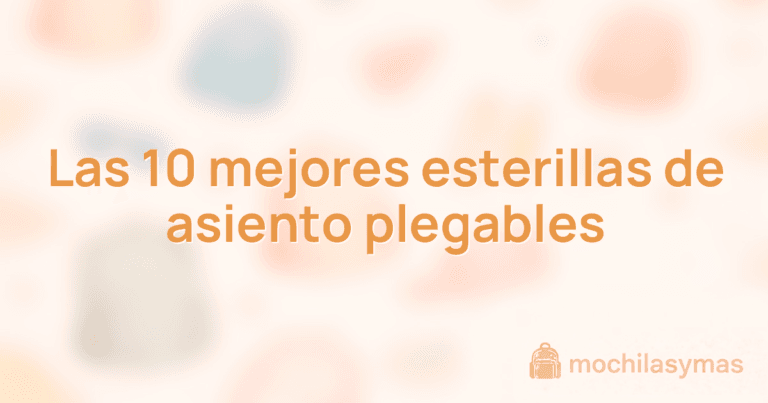 Las 10 mejores esterillas de asiento plegables