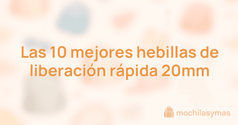 Las 10 mejores hebillas de liberación rápida 20mm Las 10 mejores hebillas de liberación rápida 20mm