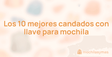 Los 10 mejores candados con llave para mochila