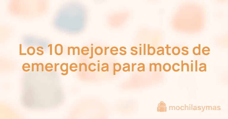 Los 10 mejores silbatos de emergencia para mochila Los 10 mejores silbatos de emergencia para mochila